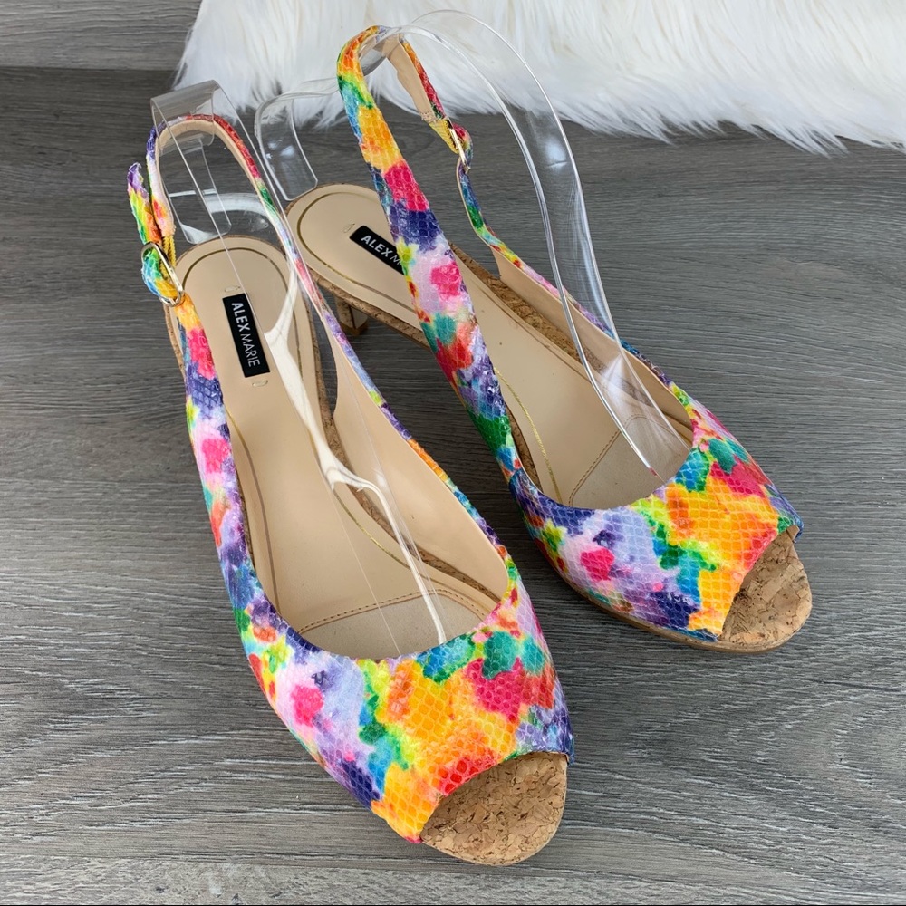 Alex Marie Open Toe Slingback Sandals Size 9.5M